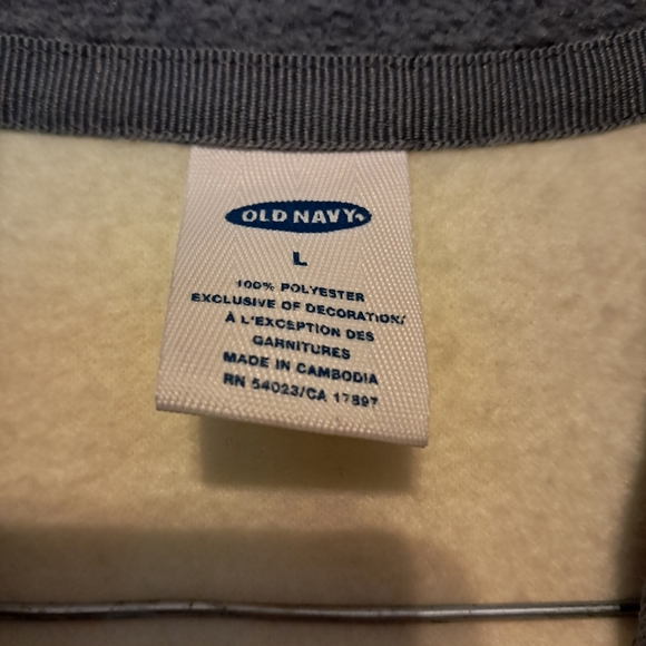 Old Navy Vest Womens Medium Yellow Zip Up Lightweight Fleece Outdoor Casual Vest - Picture 7 of 8